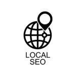 local seo icon vector